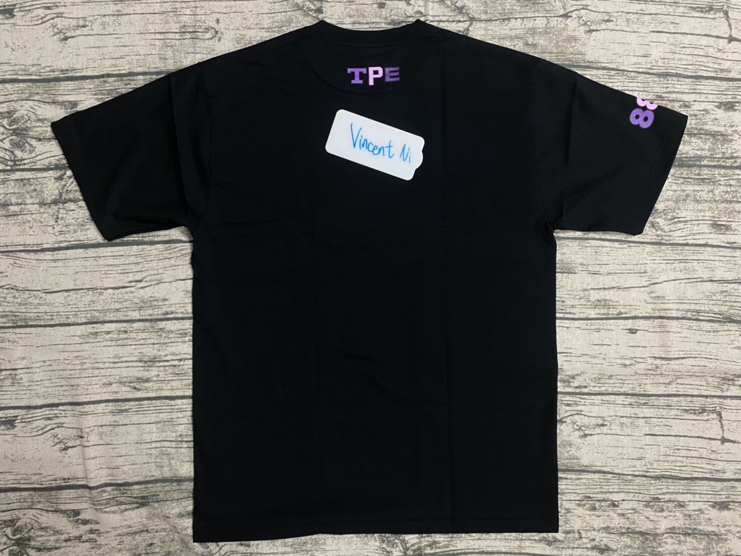 Pre-owned A Bathing Ape Taipei Store 13th Anniversary Shark Tee Xl Xxl In Black