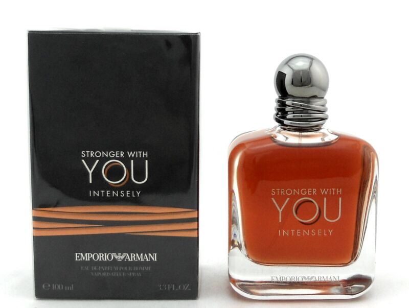 Emporio Armani Stronger With You Intensely 3.3oz EDP Spray for Men in Sealed Box