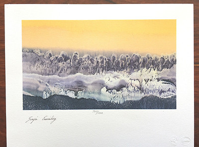 U.N., WFUNA 1981 LITHOGRAPH SONJA EISENBERG  8 1/2 X11 SIGNED 746/1000 COA