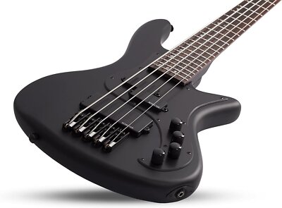 Pre-owned Adidas Originals Schecter Guitar Research Stiletto Stealth-5 5-string Electric Bass Guitar, In Gray