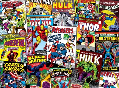 Buffalo Games Comic Book Collage 1000 Piece Jigsaw Puzzle