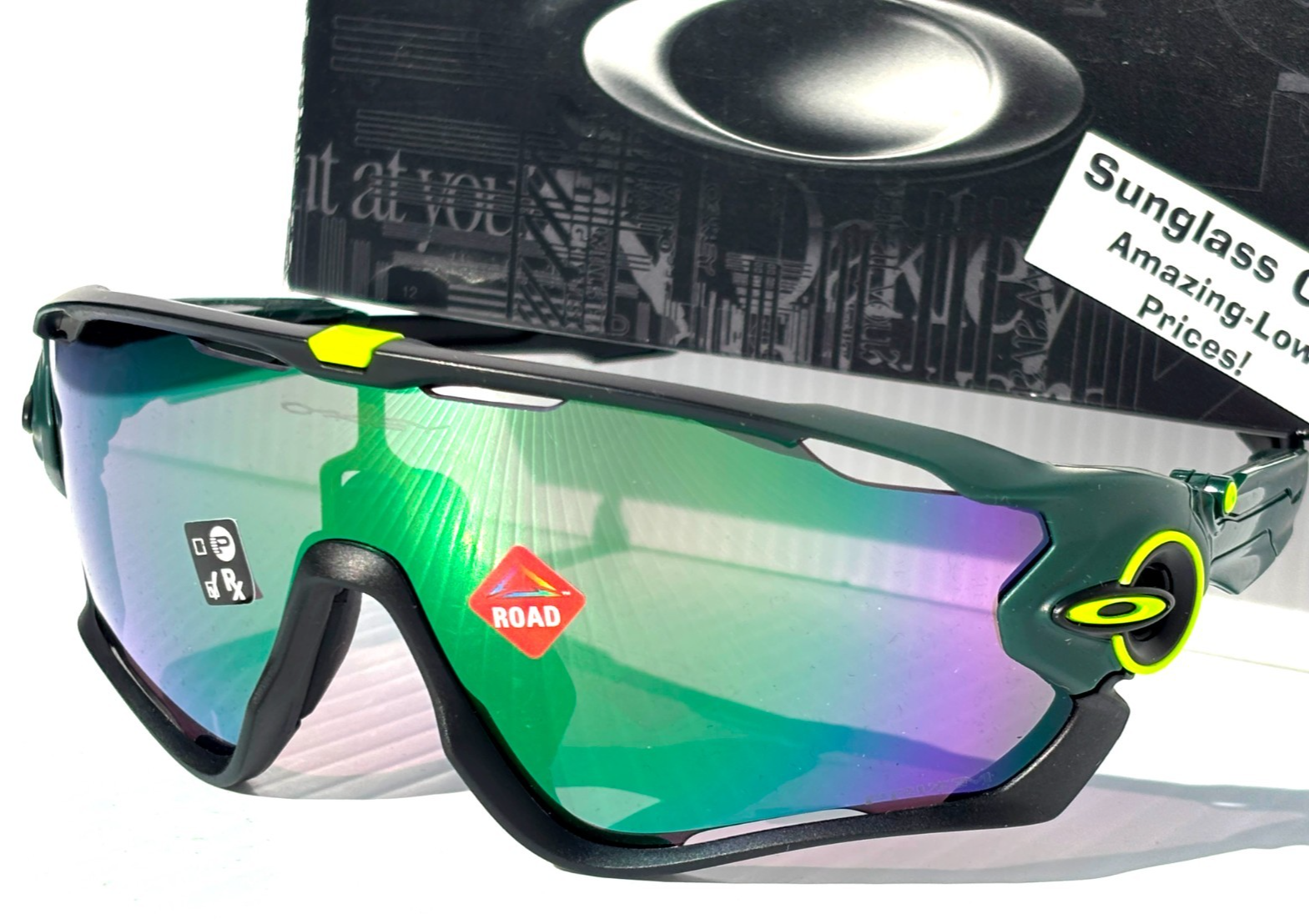 OAKLEY JAWBREAKER オークリー　グリーン NEW Oakley JAWBREAKER Matte Dark Green PRIZM Road Jade Lens