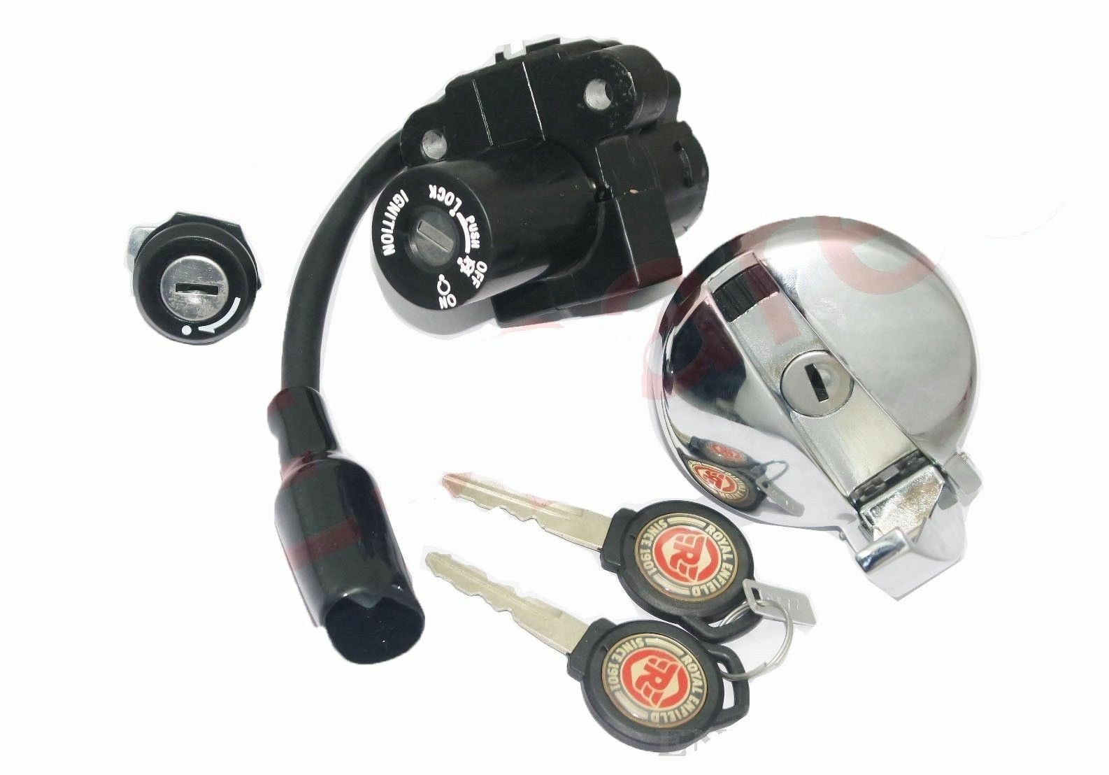 Fits Royal  Enfield GT Continental 535 Ignition Switch Gas Cap Key Lock Set 