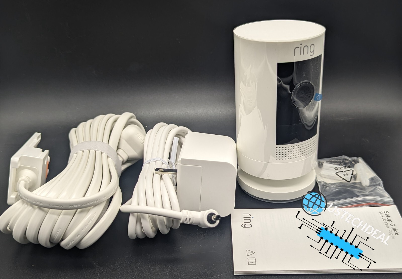 Ring Stick Up Cam Plug-In HD security camera with two-way
