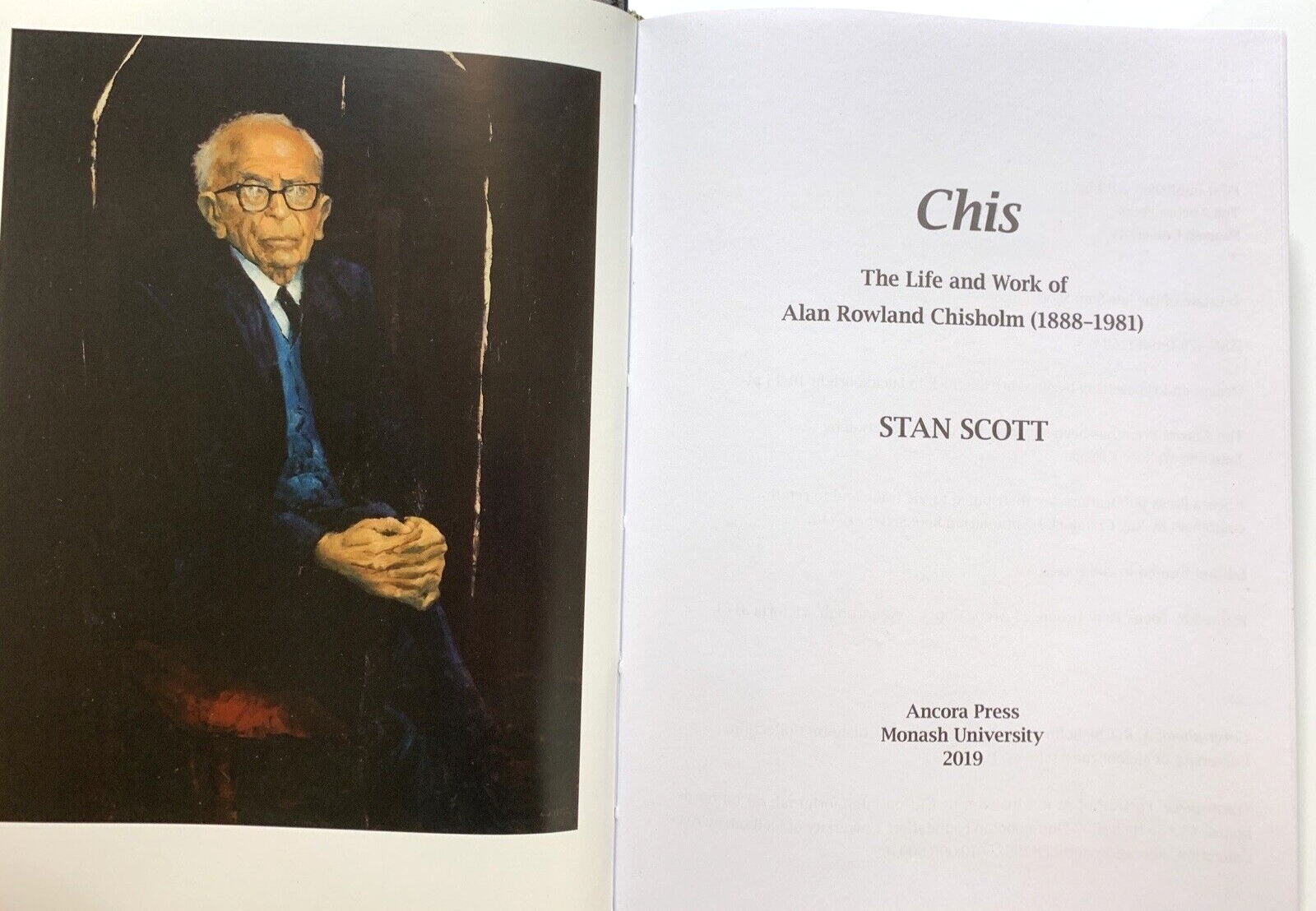 Chis The Life And Work Of Alan Rowland Chisholm by Stan Scott