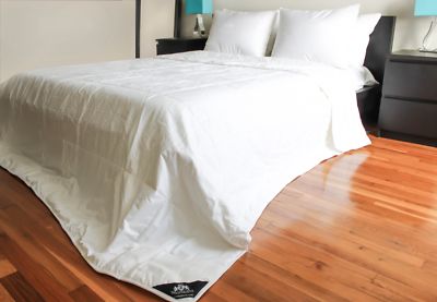 Triumph Hill Mulberry Silk Jacquard Cotton Case Medium Weight Comforter Queen
