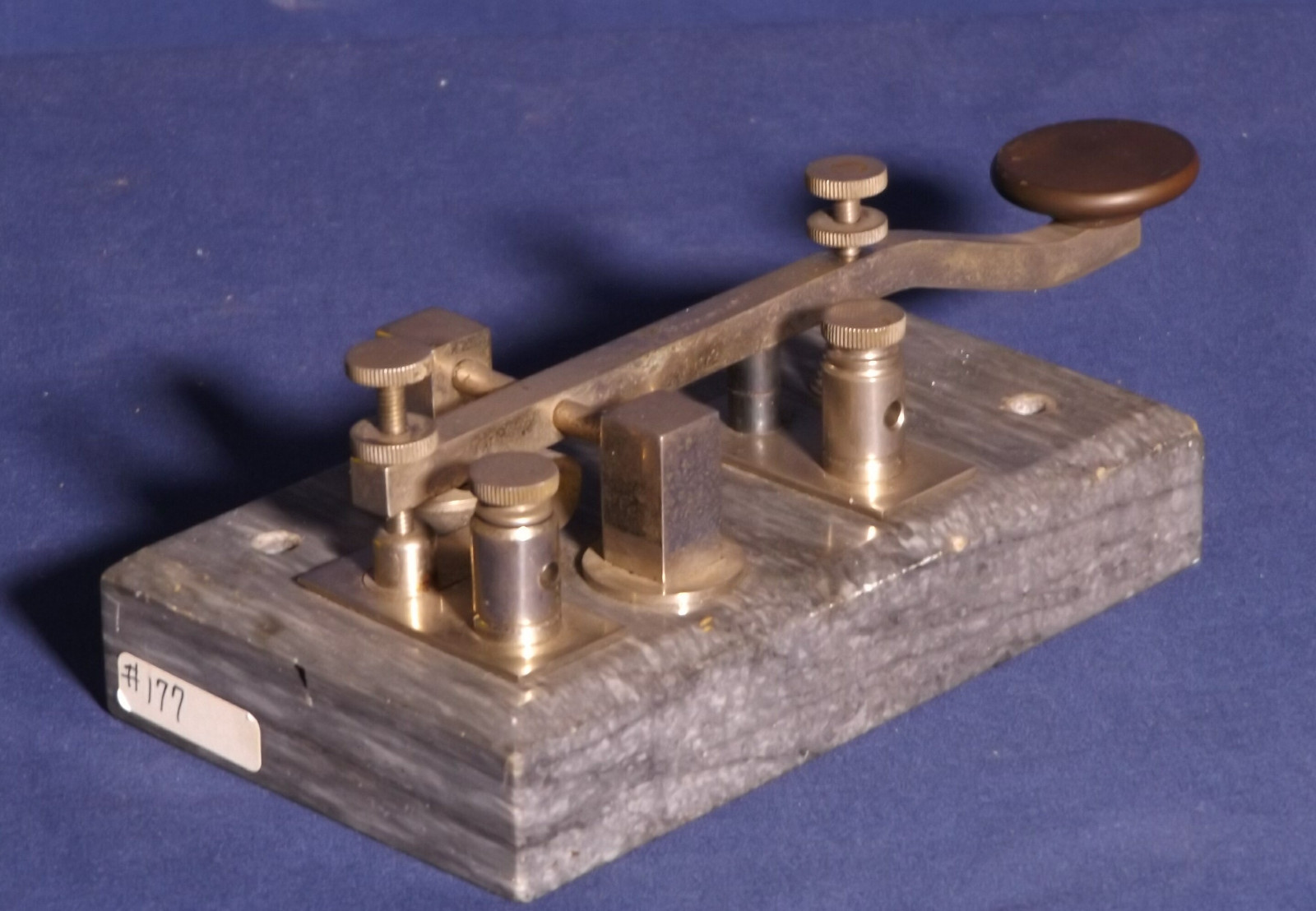 A Clapp Eastham Spark Gap Morse Code Key In Excellent Condition  ...All Original