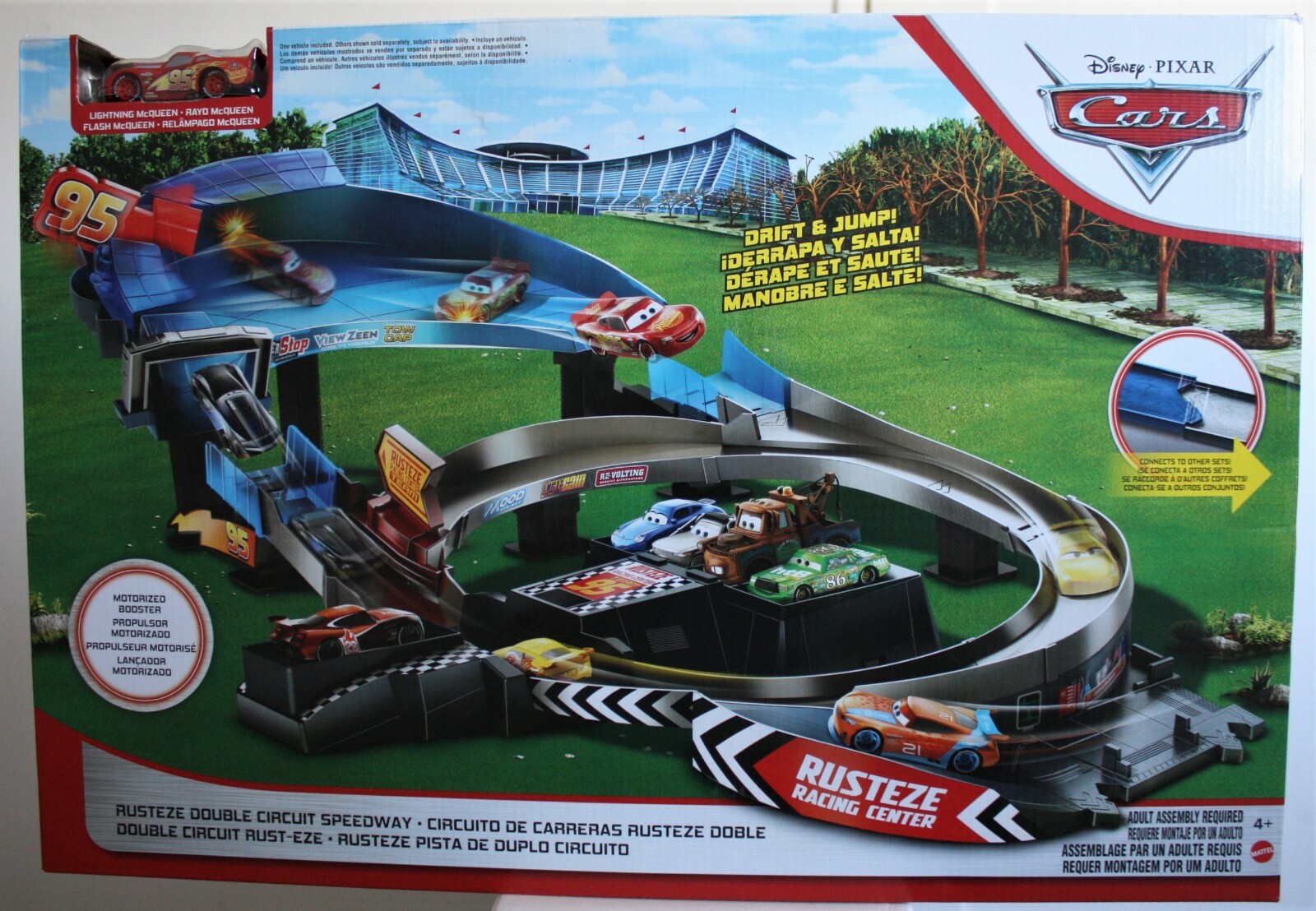 Disney Pixar Cars Rusteze Double Circuit Speedway playset