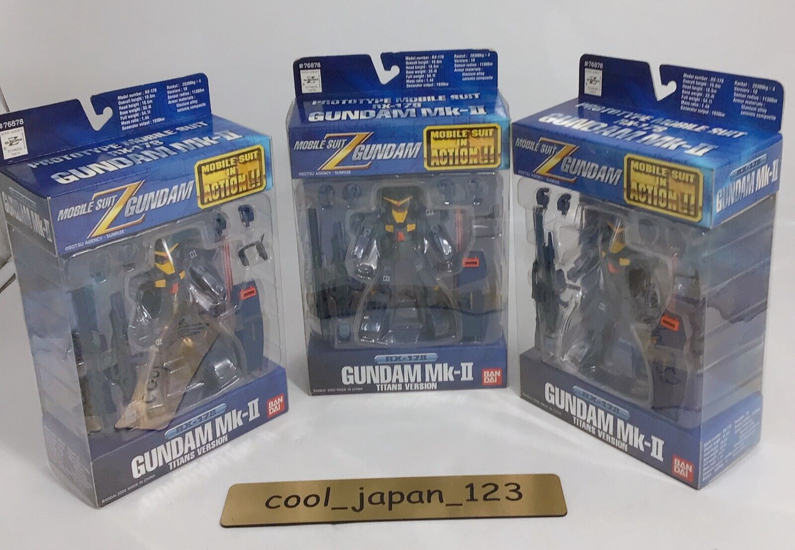MSIA Z Gundam RX-178 Gundam Mk-Ⅱ Titans version 01 02 03 Mk