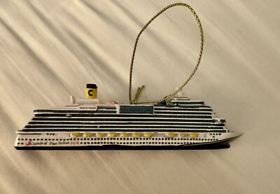 Carnival Venezia Cruise Ship 3 inch Hanging Ornament. NEW