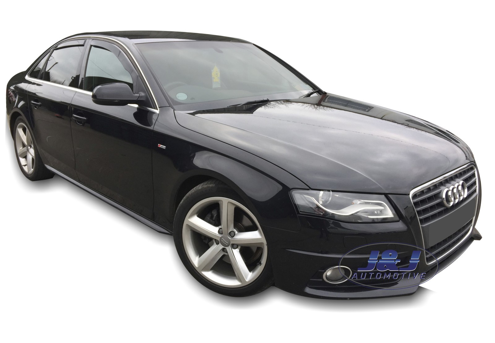 AUDI A4 S4 S line B8 SALOON 20082015 wind deflectors 4pc set TINTED
