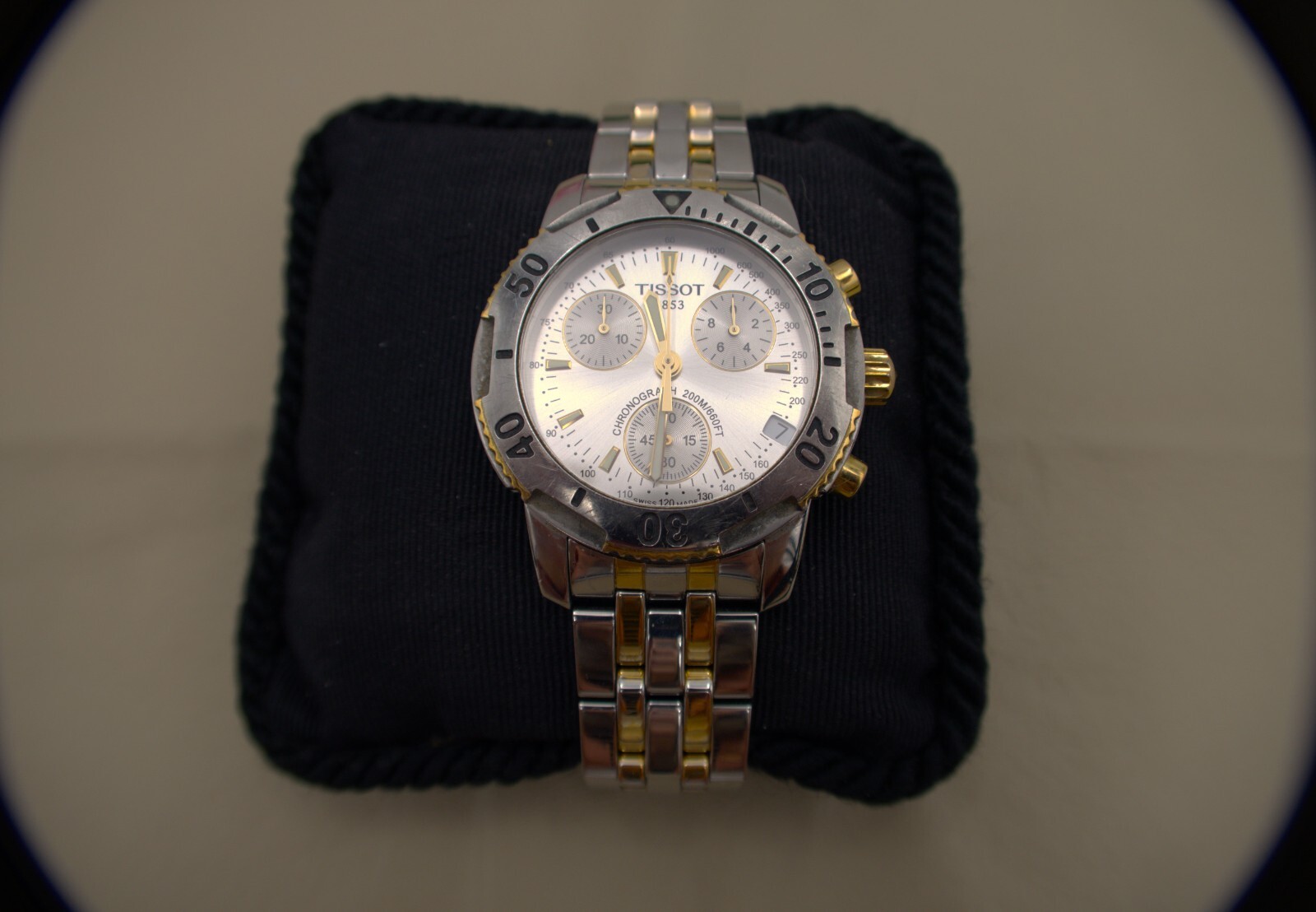 p427 Two Tone Men's Tissot PRS-200 Chronograph T362/462 | eBay