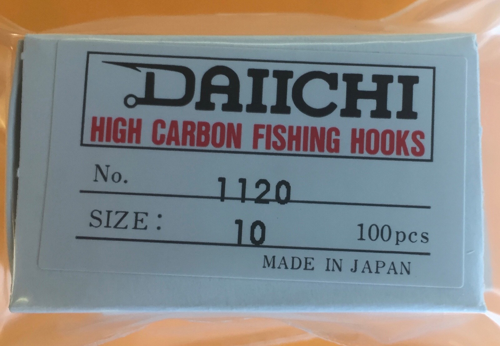 1120 DAIICHI WIDE-GAPE SCUD HOOKS 100PK-ASSORTED SIZES