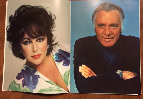 VINTAGE PRIVATE LIVES PROGRAM RICHARD BURTON ELIZABETH TAYLOR PHOTOS SIGNATURES