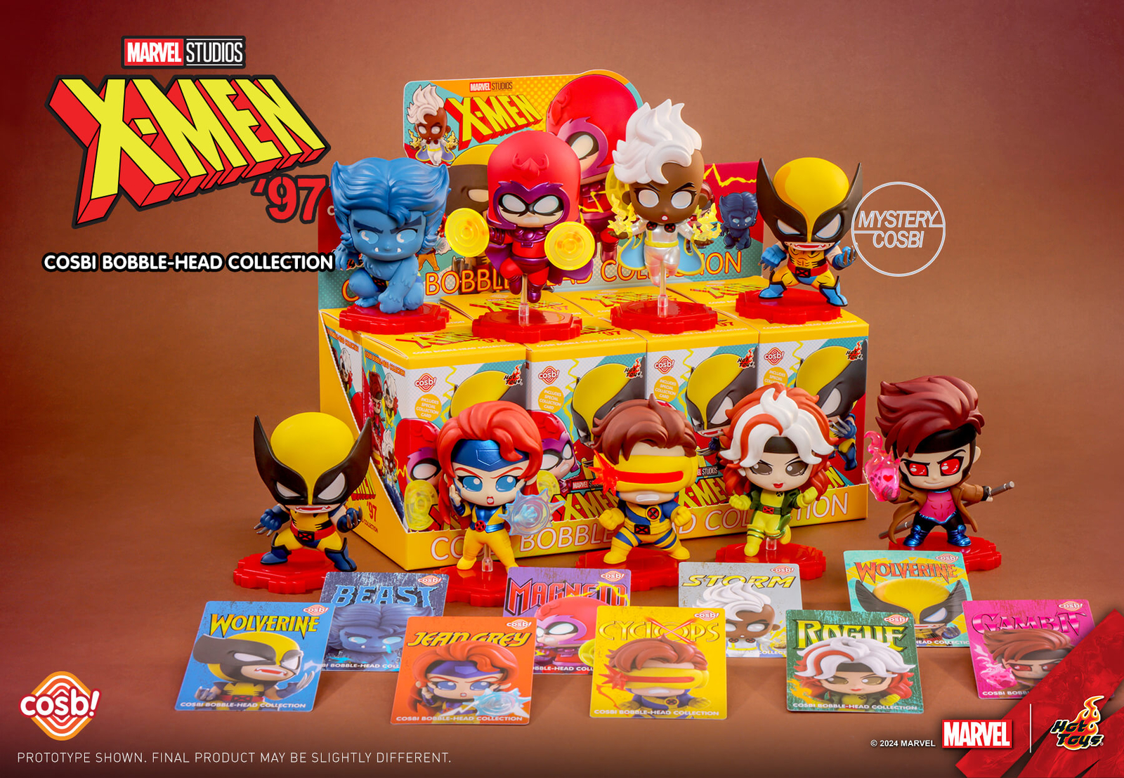 アメコミ aaaaa7 Cosbi bobble head collection Hot Toys Marvel X-Men '97 Cosbi Bobble-Head Collection (Full