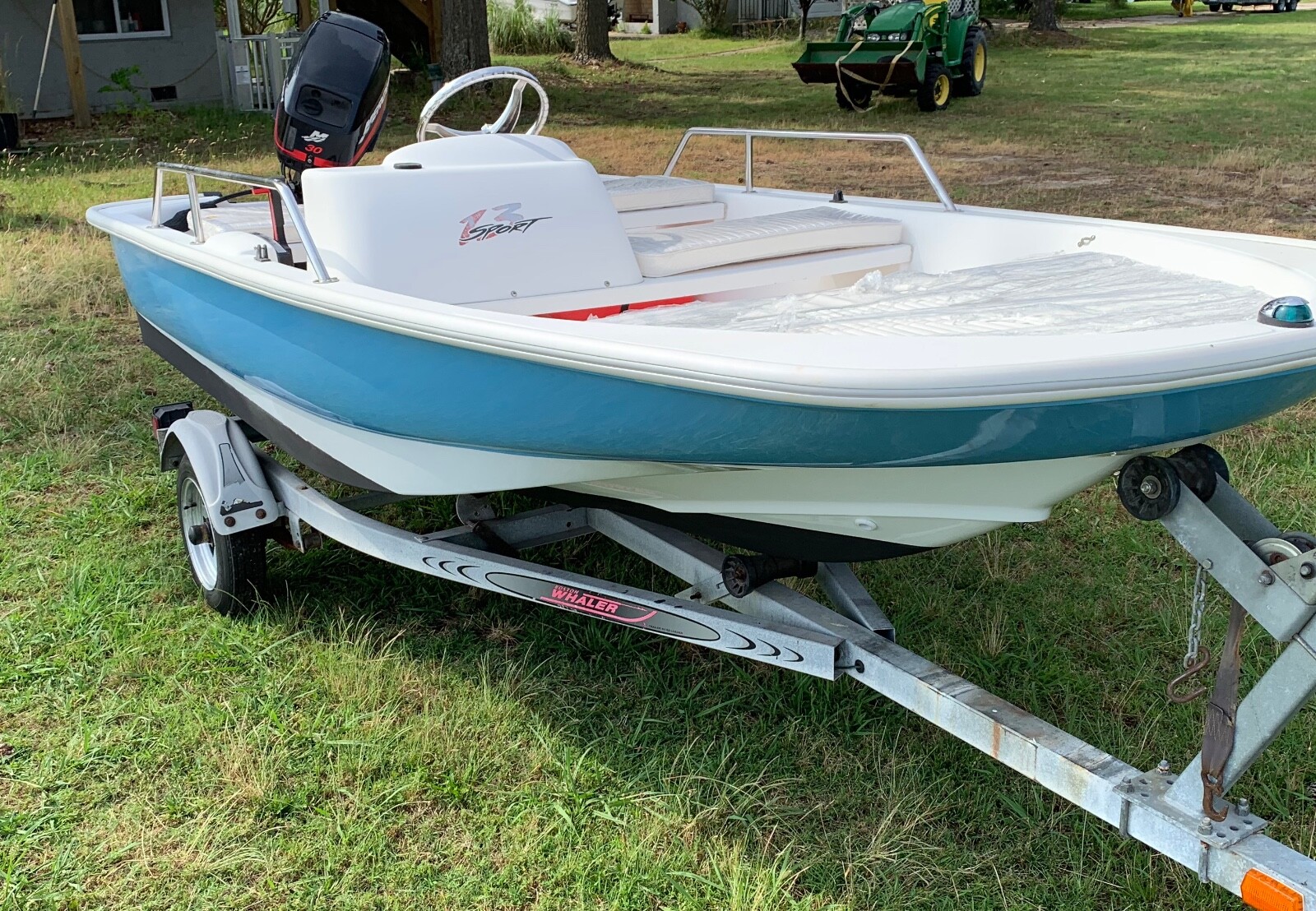 Boston Whaler 130 Sport - Beautiful Bahama Blue - CALLS ONLY PLEASE