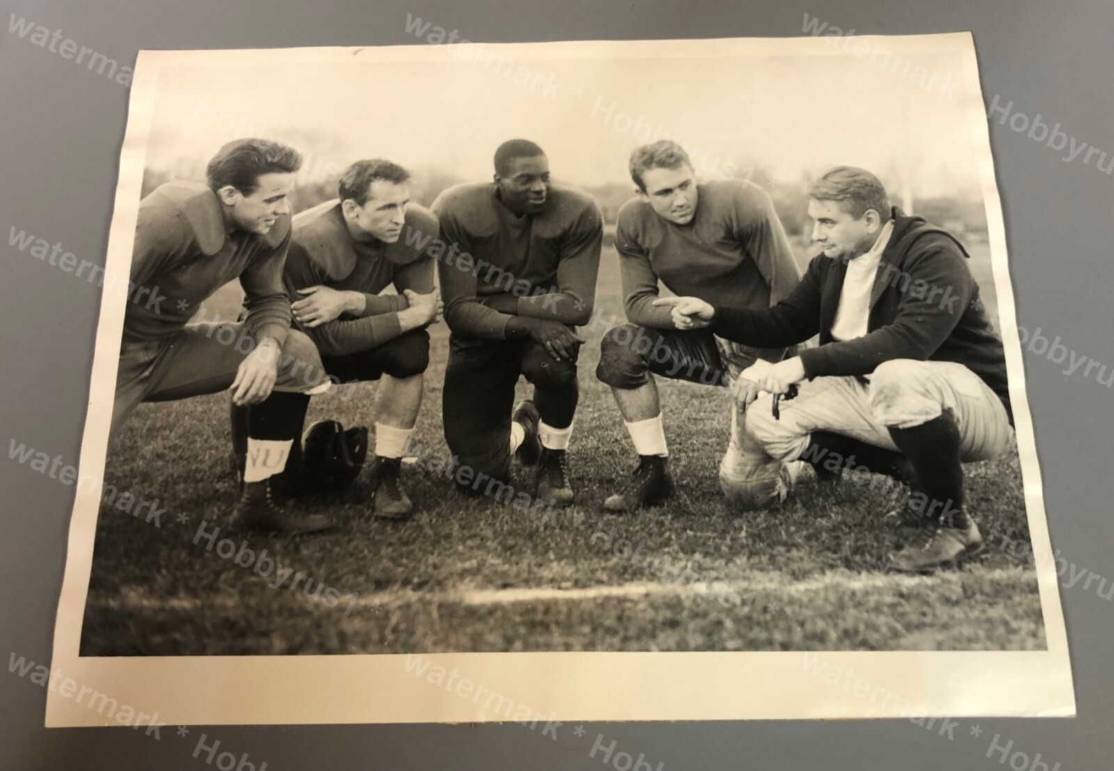 NORTHWESTERN WILDCATS Coach Lynn Pappy Waldorf FB 1938 Original Press Photo