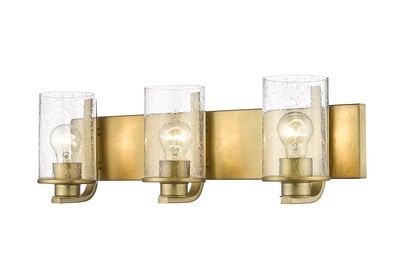 Beckett 3-Light Bathroom Vanity Light In Olde Brass