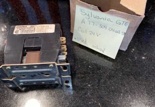 SYLVANIA GTE JOSLYN CLARK Contactor A77 309043A 3 3 Amp 24V SYLVANIA GTE JOSLYN CLARK Contactor A77 309043A 3 3 Amp 24V