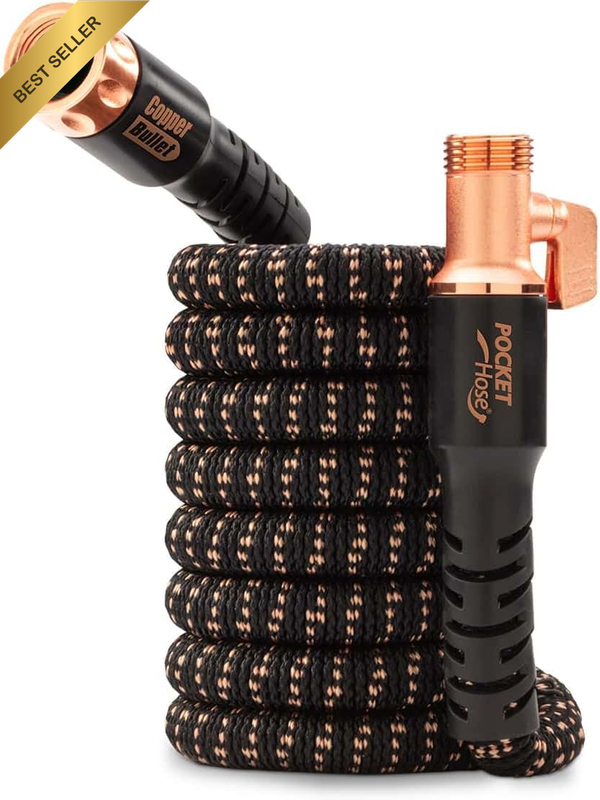 Bullet 25-FT Expanding Garden Hose W/Spray Nozzle AS-SEEN-ON-TV