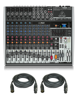 Behringer X1832USB 18-Channel Live Sound Mixer Board USB,FX, EQ + (2) XLR Cables. Buy it now for 299.99