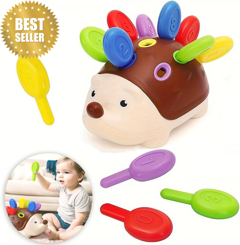 Hedgehog Montessori Fine Motor Skills Toys for Toddlers 1-3 by