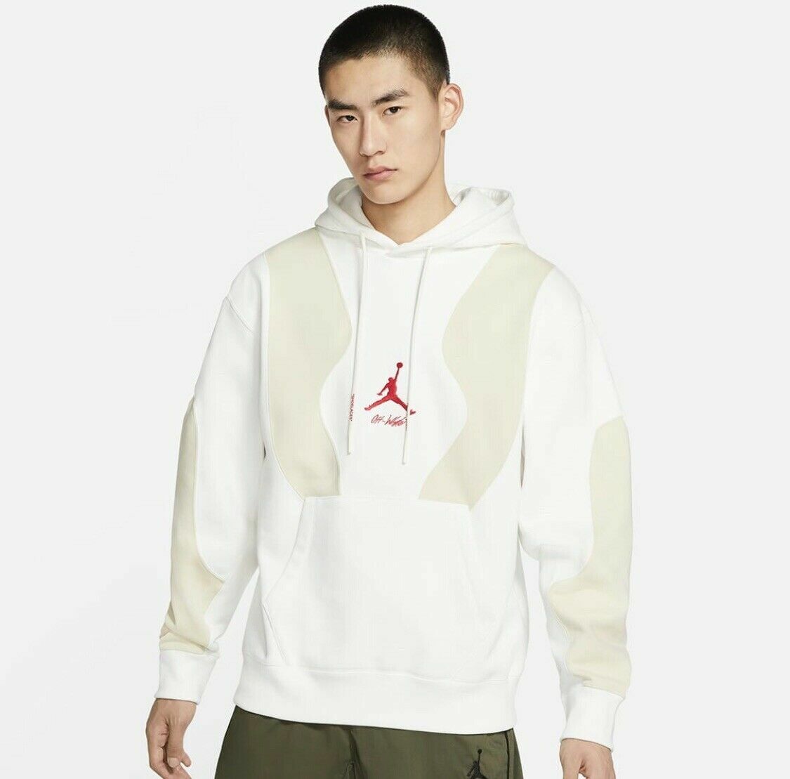 Nike Air Jordan X Off White Hoodie Sail/Fossil Size Sm & Lrg