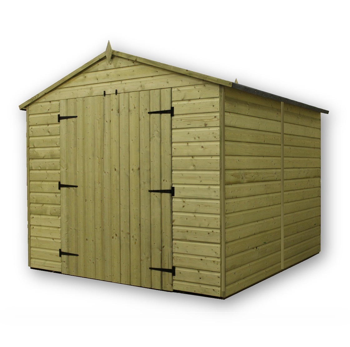 14 x 8 GARDEN SHED SHIPLAP PENT ROOF TANALISED PRESSURE 