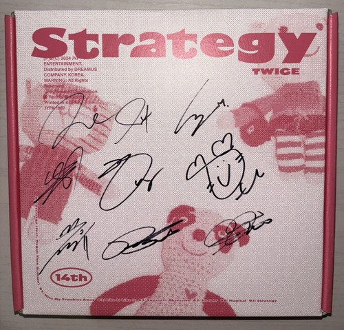 TWICE [Strategy] All Member Autographed Signed Album | eBay