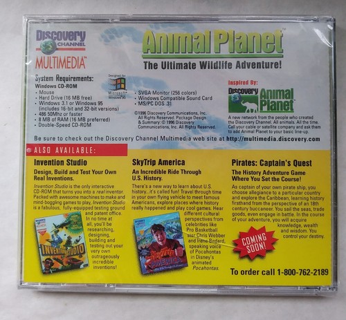 DISCOVERY CHANNEL Animal Planet Ultimate Wildlife Adventure PC CD Science Game