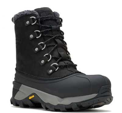 Pre-owned Harley-davidson Men's Mke Warm Waterproof Insulated Boot Black - D93864