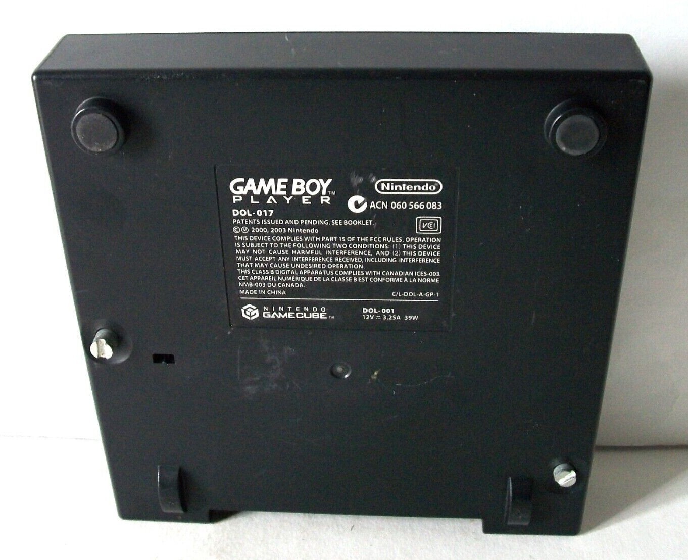 Nintendo GameCube Game Boy Player Adapter Only NO DISC