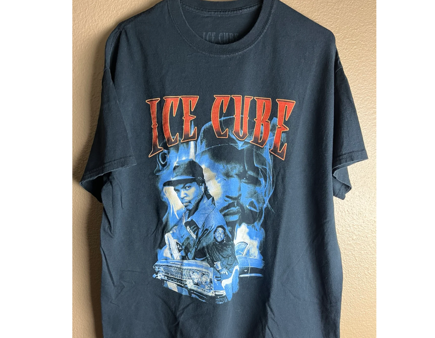 Ice Cube Graphic Men's T Shirt Size X-Large - 90's Ice Cube Ice Cube Graphic Men's T Shirt Size X-Large - 90's Ice Cube
