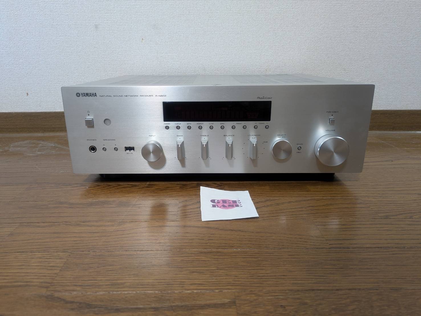 YAMAHA  R-N602 ネットワークレシーバー R-N602 ネットワーク機能、D/Aコンバーター、ワイドFM/AMチューナーを