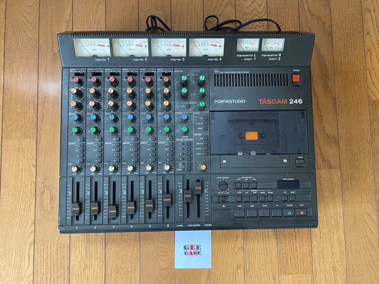 TASCAM PORTASTUDIO 246 MTR Multitrack Cassette Tape Recorder TASCAM PORTASTUDIO 246 MTR Multitrack Cassette Tape Recorder