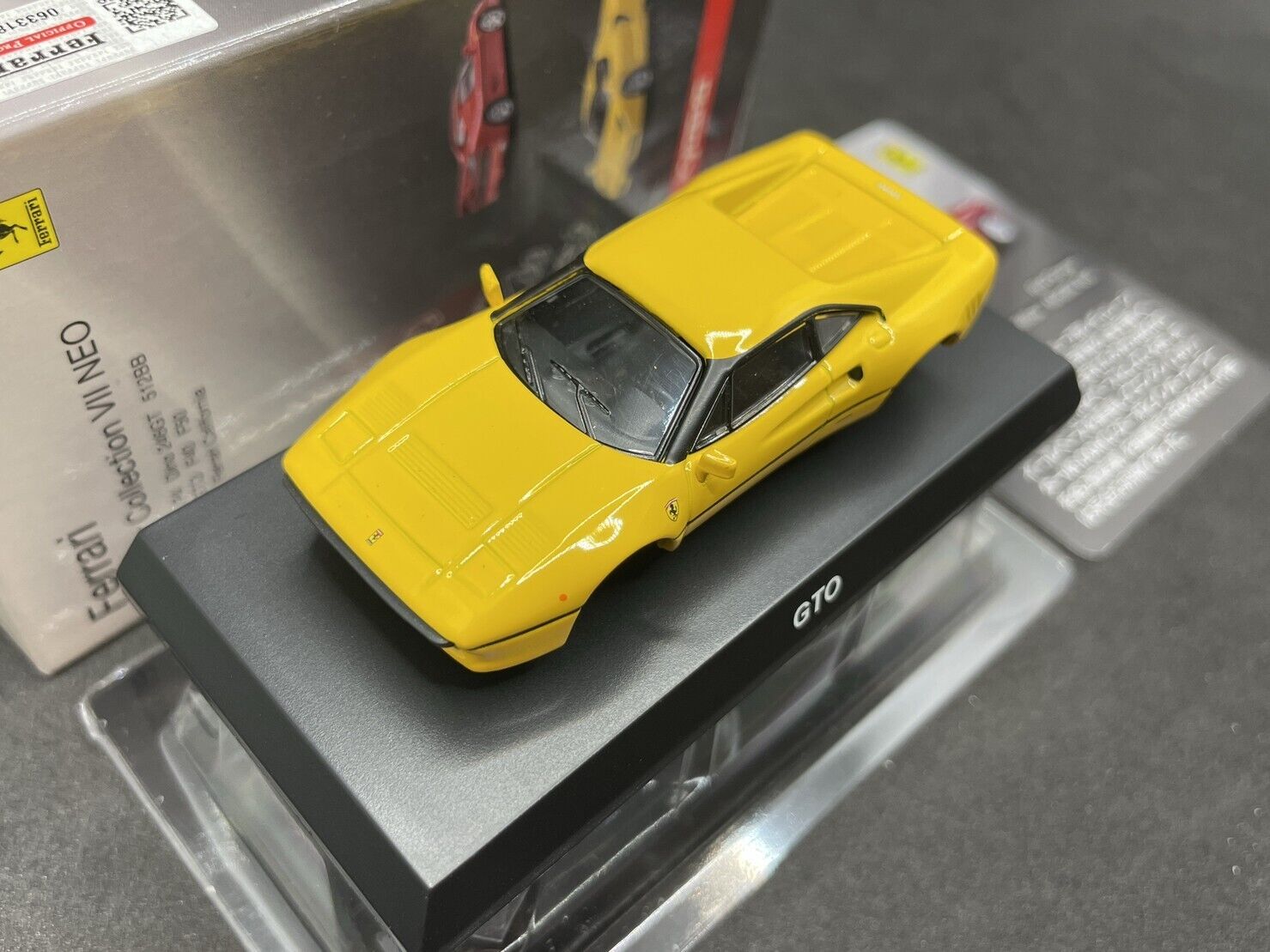 1/64 Kyosho Ferrari Collection7 neo 288 GTO Yellow diecast 1/64 Kyosho Ferrari Collection7 neo 288 GTO Yellow diecast