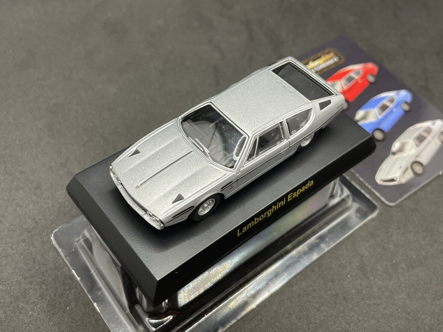 Kyosho 1/64 Lamborghini collection2 Espada Silver diecast Kyosho 1/64 Lamborghini collection2 Espada Silver diecast