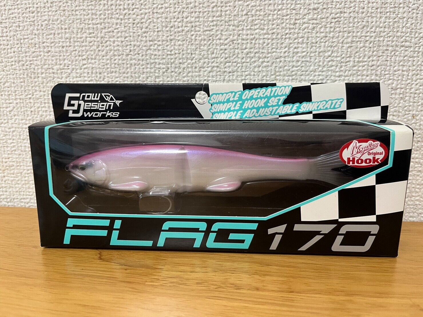 Grow Design Works Flag 170 #002 PINK SHERBET Swimbait Grow Design Works Flag 170 #002 PINK SHERBET Swimbait
