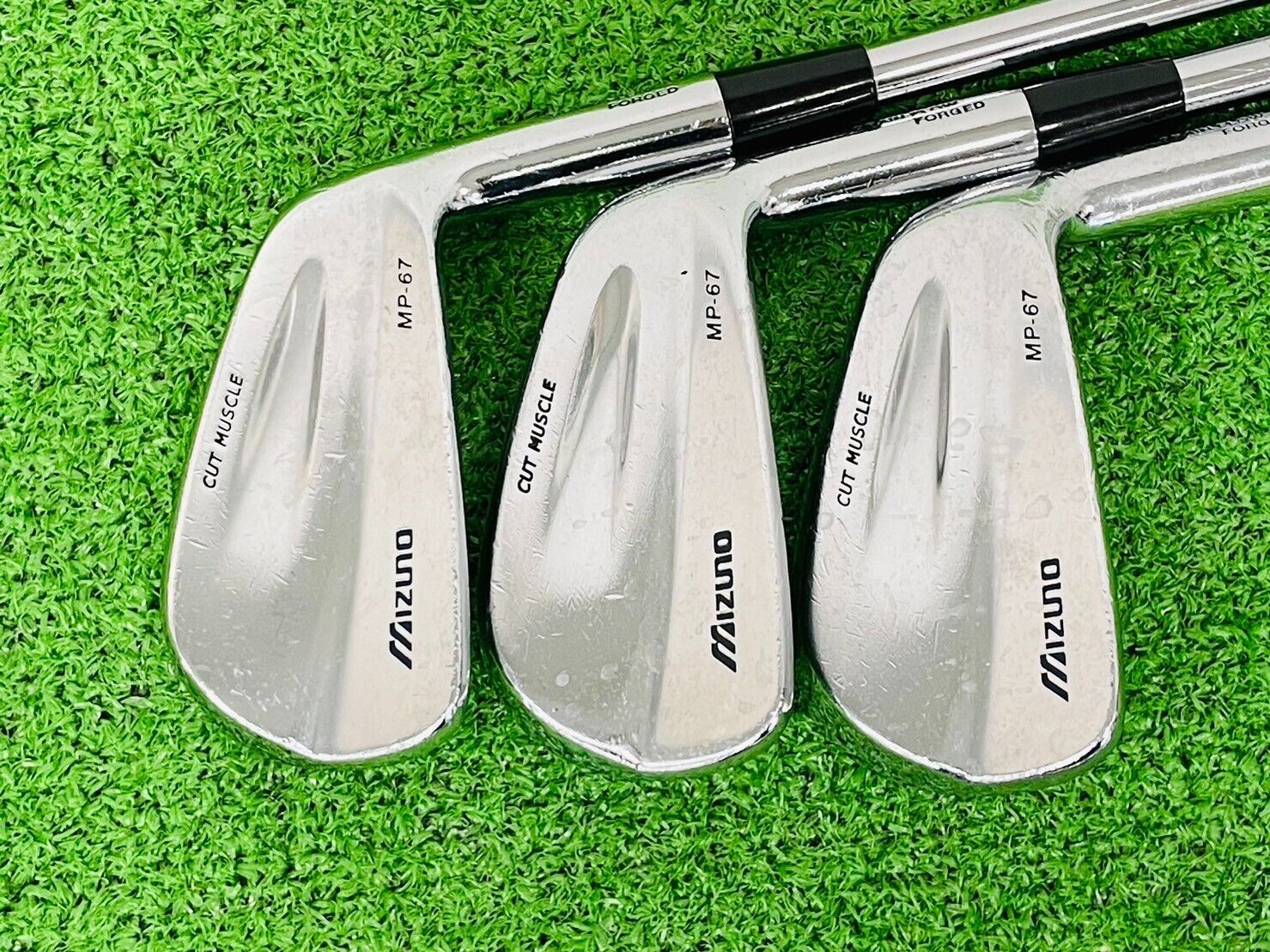 Mizuno MP-67 GF Forged Iron 5-9+PW RH Dynamic Gold S200 Mizuno MP-67 GF Forged Iron 5-9+PW RH Dynamic Gold S200