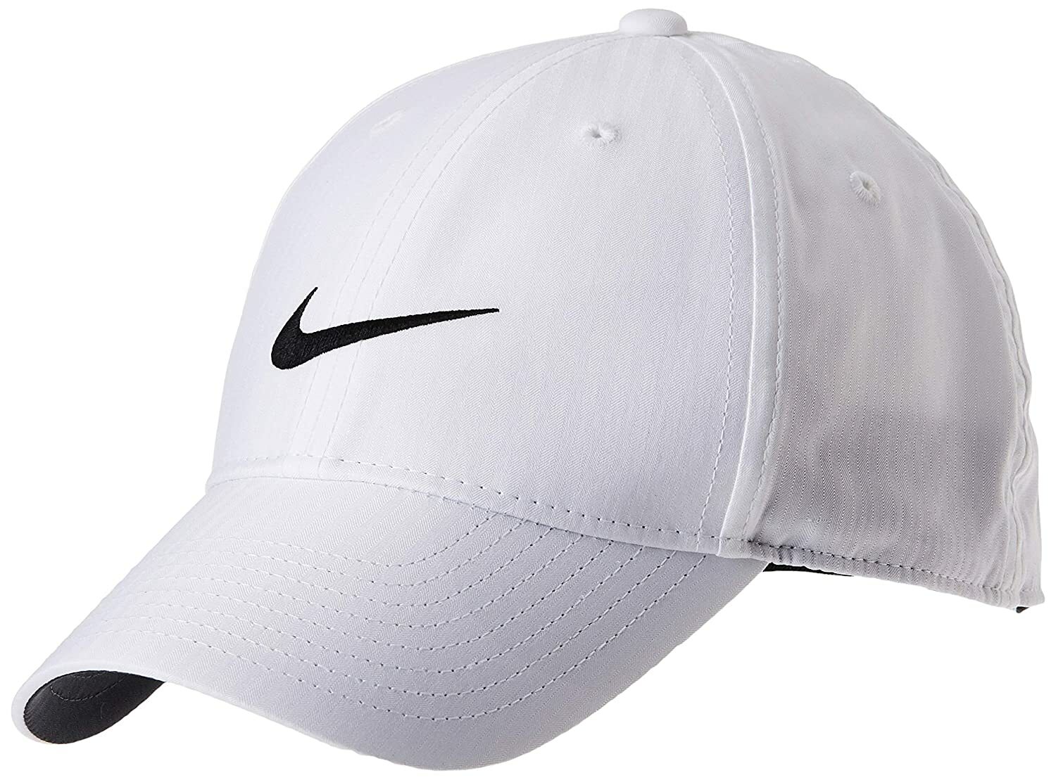 NIKE GOLFヴィンテージキャップ アイボリー×レザーブラウン レア NIKE ヴィンテージ 90's キャップ ワッペン NIKE - 【超