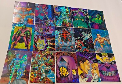 1992 Marvel, Comic Images Silver Surfer Prism Base Cards Complete Ur Set,U Pik 1