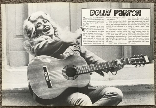 DOLLY PARTON - 1978 UK music annual centrefold