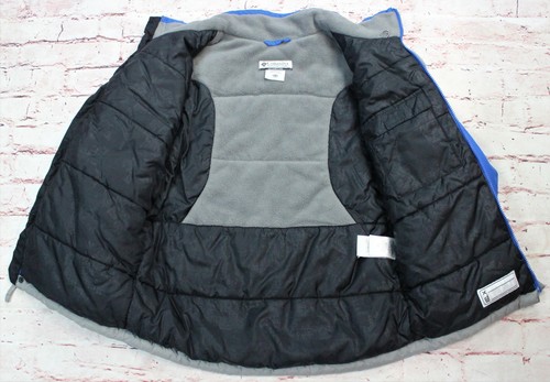 Kid's Columbia Winter Jacket Insulated Blue Size 10-12 Kids Boys Snow Jacket