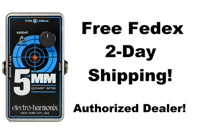 New Electro Harmonix EHX 5mm Power Amplifier Guitar Effects Pedal