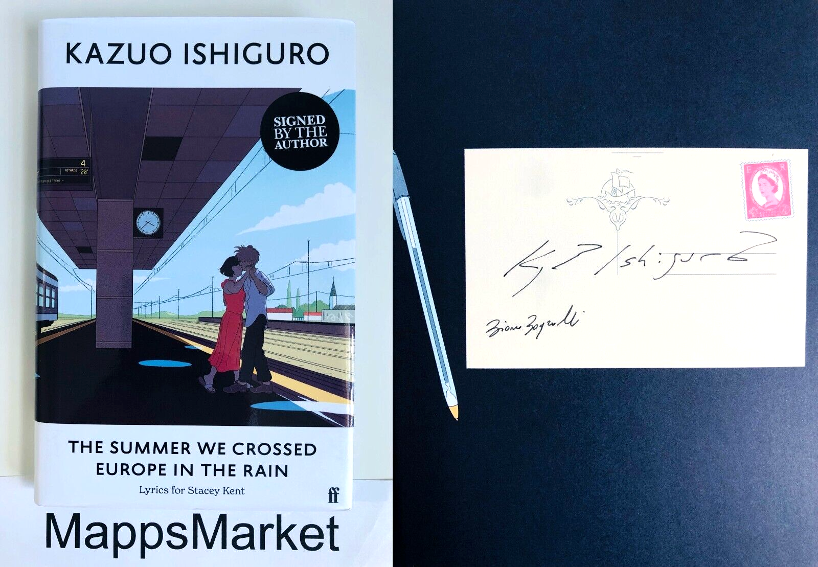 The Summer We Crossed Europe in the Rain SIGNED by Kazuo