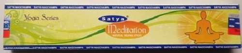 CONFEZIONE STICK BASTONCINI INCENSO SATYA MEDITATION YOGA RELAX MEDITAZIONE 15g