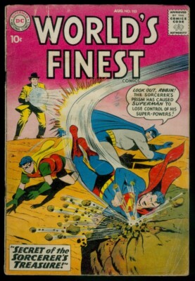 DC Comics WORLD'S FINEST #103 Superman Batman Robin VG 4.0