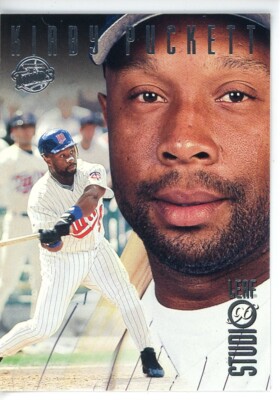 1996 Leaf Studio #74 Kirby Puckett Twins