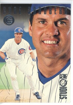 1996 Leaf Studio #6 Ryne Sandberg Cubs