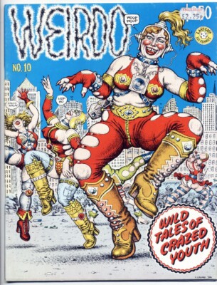 BD BOOK WEIRDO N°10 UNDERGROUND ROBERT CRUMB 1a EDITION 1984 BD USA